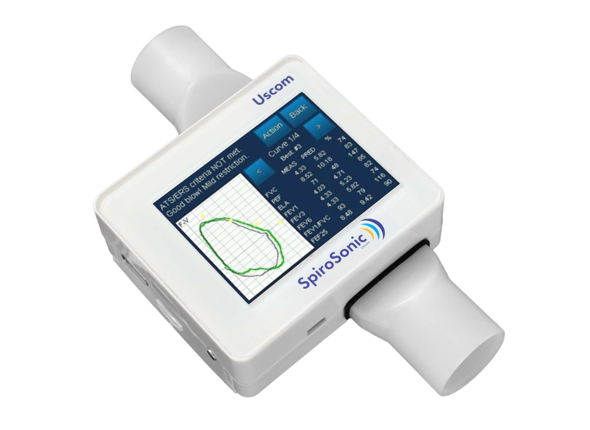 SpiroSonic SMART SpiroSonic SMART self-contained ultrasonic spirometer